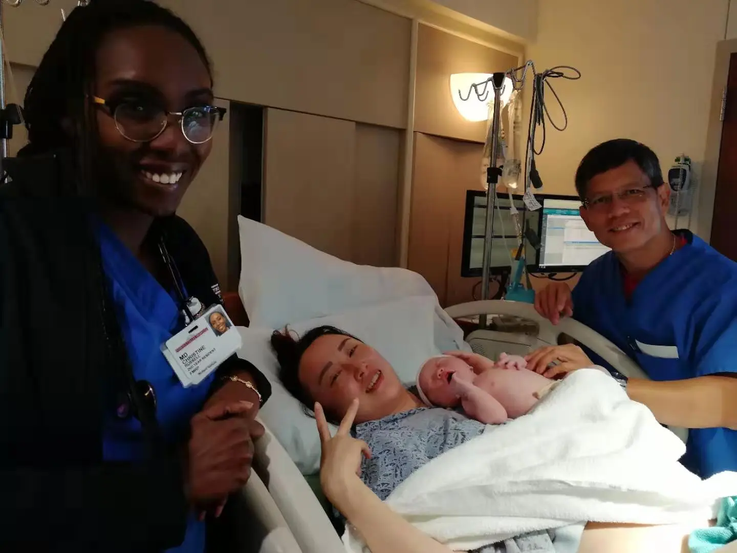 A coordinated medical team supporting a surrogacy journey