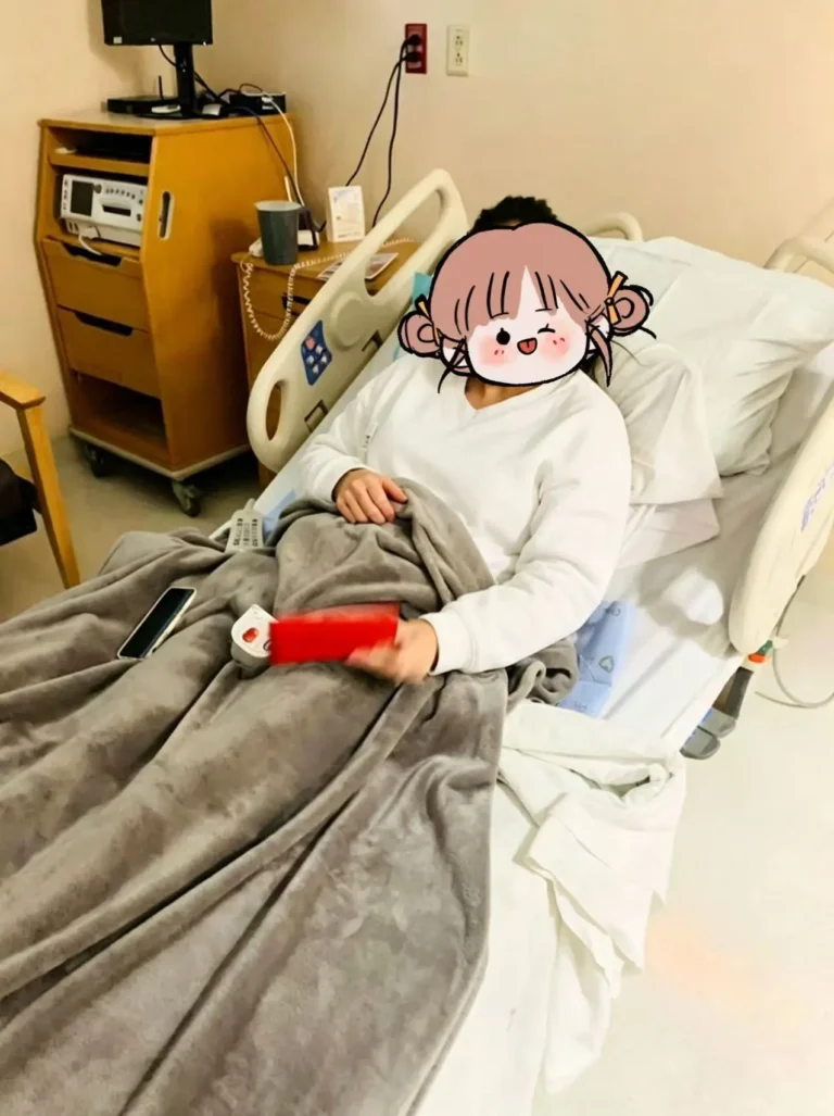 Surrogate resting during hospital recovery with clinical support