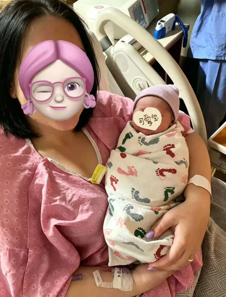 Surrogate family arranging childcare during the journey