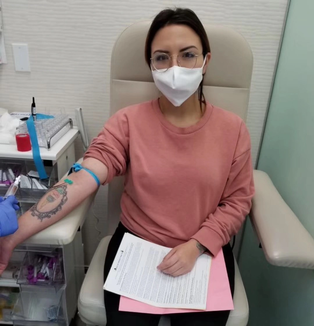 Surrogate completing medical screening